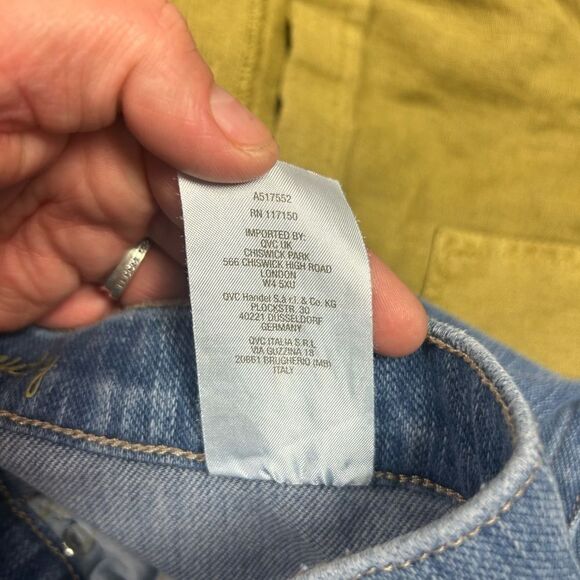 Belle ladies 12 light blue denim jeans - Picture 5 of 8